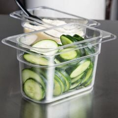 Cambro 94CW135 Polikarbon Gastronom Küvet 1/9 100 Şeffaf