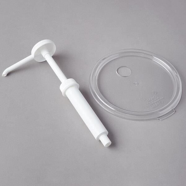 Cambro CFPSRC10135 Coldfest Sosluk Kapağı Ve Pompası Şeffaf