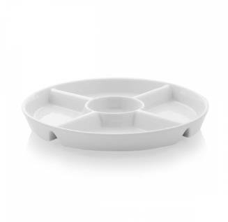 Güral Porselen Paris Bölmeli Servis Tabağı 26cm 4'lü