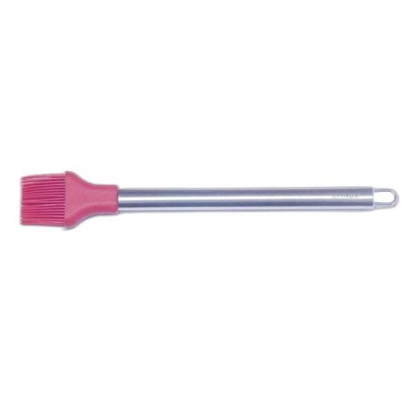 Epinox CSK-25 Çelik Sap Silikon Fırça, Kırmızı