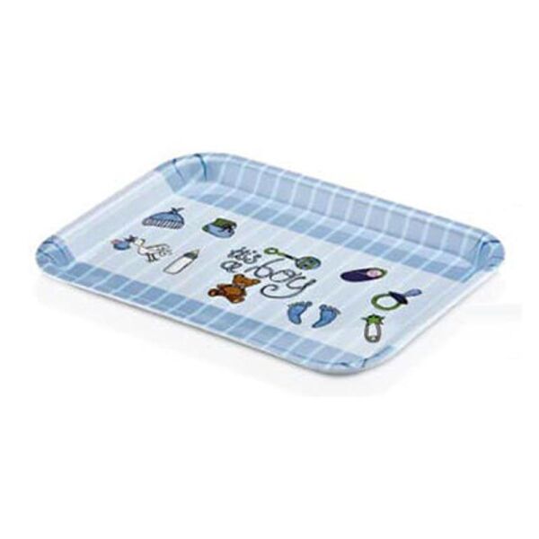 Külsan Thermoset Baby Life Bebek Tepsi, 31x23 cm, Mavi