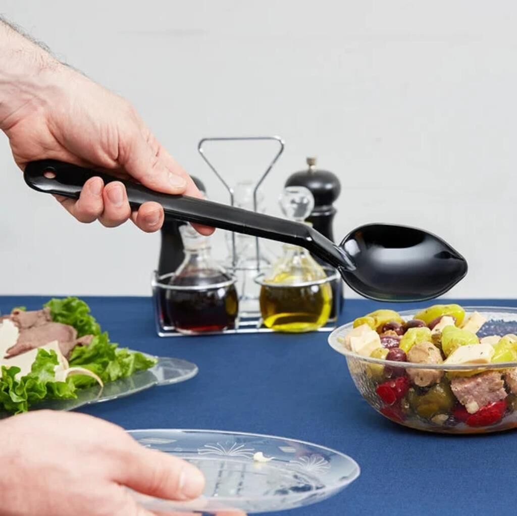 Globy Polikarbon Servis Kaşığı 34 cm, Siyah
