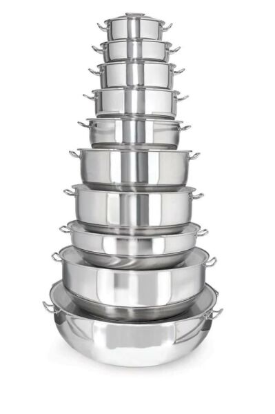 Kapp Çelik Helvane Tencere 40x17 - 24 Lt