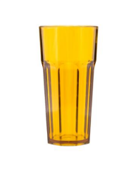 Rubikap PM.360 Premium Polikarbon Bardak 6'lı 360 ml, Amber
