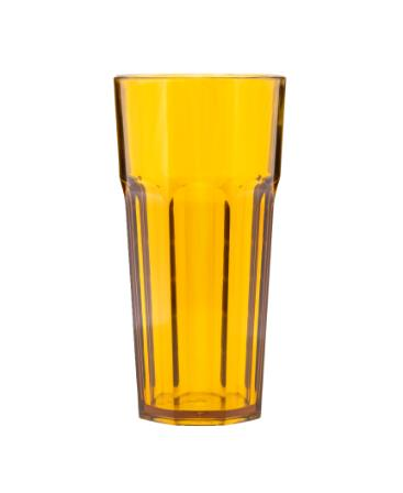 Rubikap PM.360 Premium Polikarbon Bardak 6'lı 360 ml, Amber