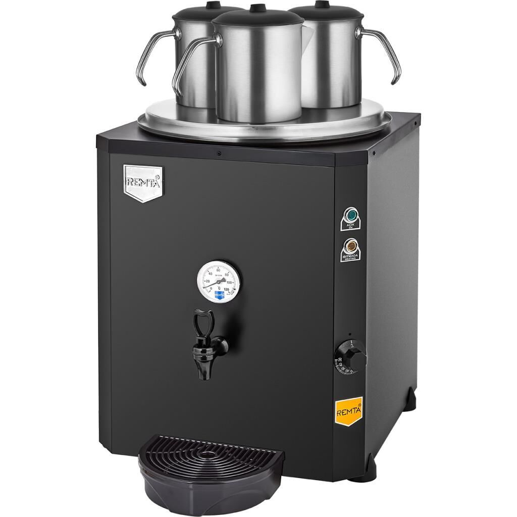 Remta 3 Demlikli 40 lt Jumbo Çay Makinesi Şamandıralı