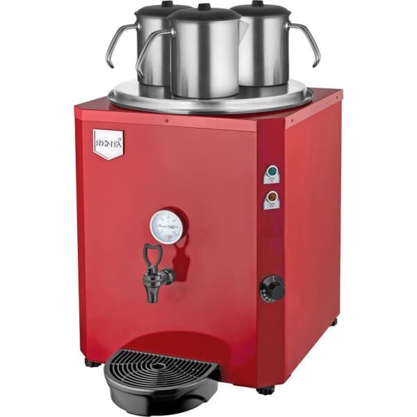 Remta 3 Demlikli 40 lt Jumbo Çay Makinesi Şamandıralı
