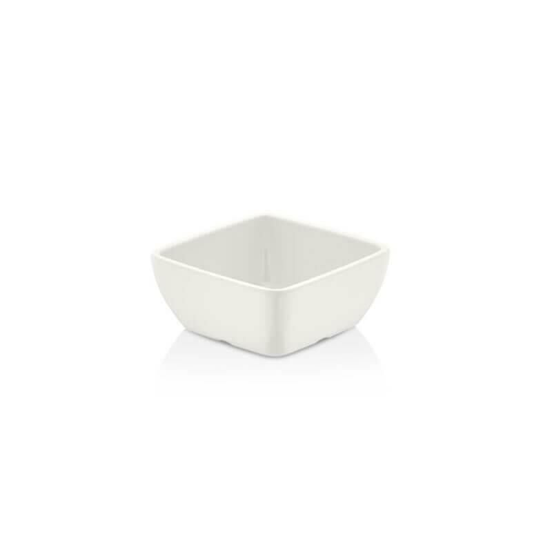 Külsan Thermoset Corona Mini Kare Kase, Sosluk, 9x9 cm, Beyaz