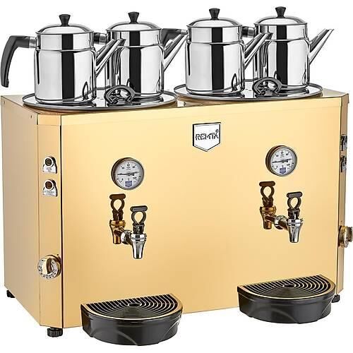 Remta DE13S 4 Demlikli Jumbo Çay Makinesi Şamandıralı 46 L
