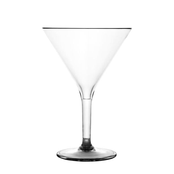 Rubikap PM.M20 Premium Polikarbon Martini Bardağı 6'lı 200 ml, Şeffaf