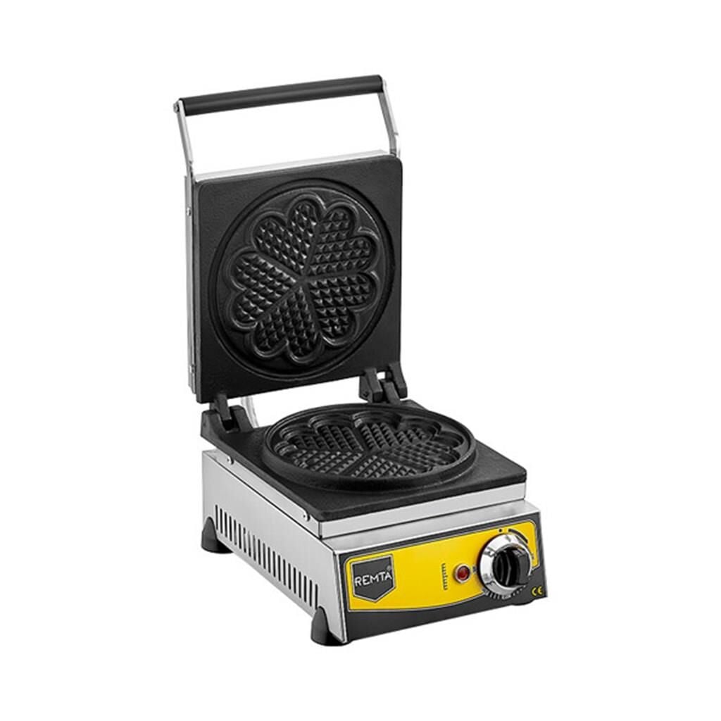 Çiçek Model Waffle Makinası Elektrikli 21 Cm