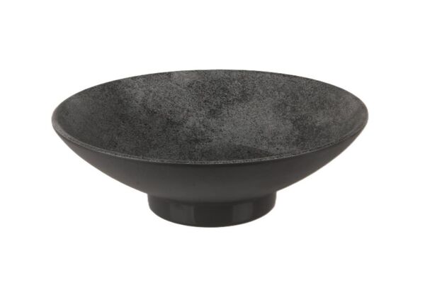 Globy Yuvarlak Sunum Kase Gri 28×9 cm