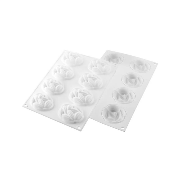 Silikomart Kakao Halkalı Tart Seti Ø70 Mm Silikon Kalıp