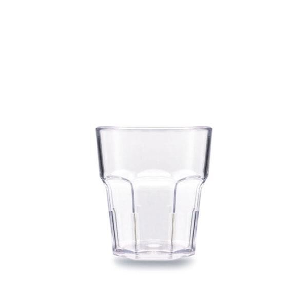 Rubikap PM.S23 Avanos Stoklanabilir Polikarbon Bardak 6'lı 230 ml, Şeffaf