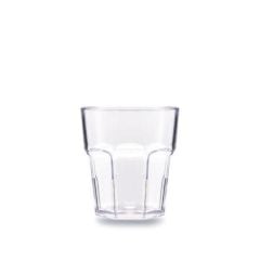 Rubikap PM.S23 Avanos Stoklanabilir Polikarbon Bardak 6'lı 230 ml, Şeffaf
