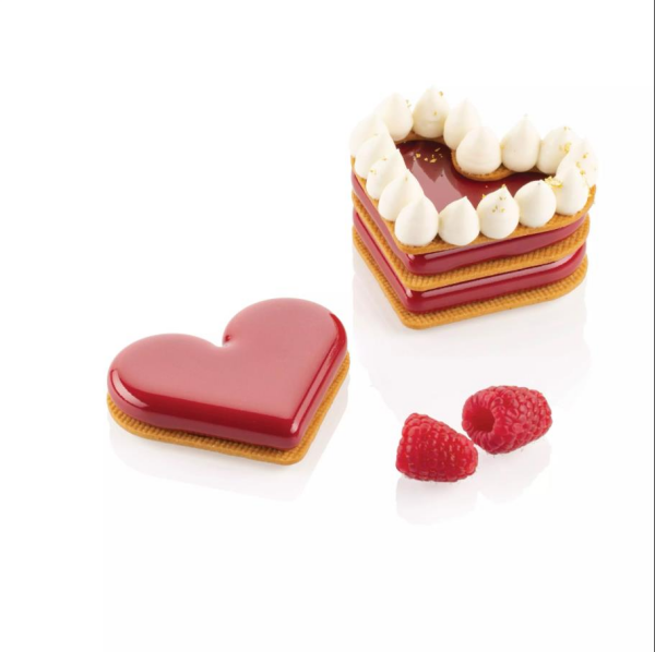 Silikomart Level Hearts 35 Silikon Kalıp