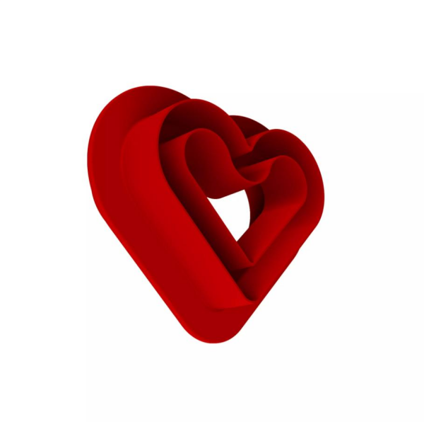 Silikomart Level Hearts 35 Silikon Kalıp