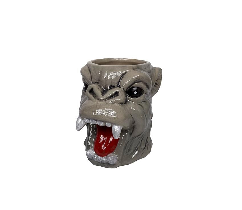 Biradlı GRV-20223 Seramik Tiki Kokteyl Bardağı, 12x13 cm, 650 cc
