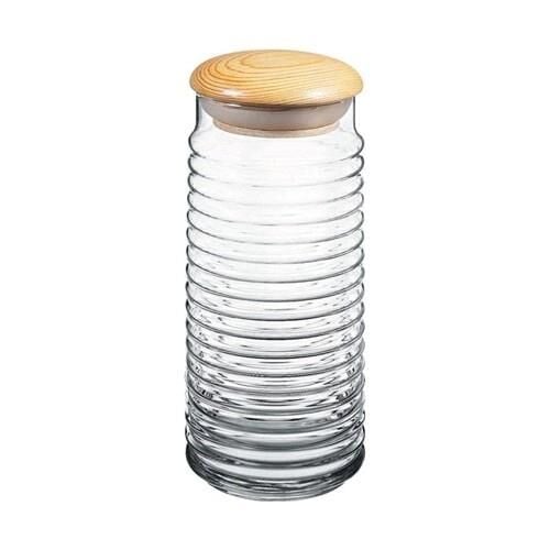 Paşabahçe 43183 Babylon Ahşap Kapaklı Cam Kavanoz 1500 cc