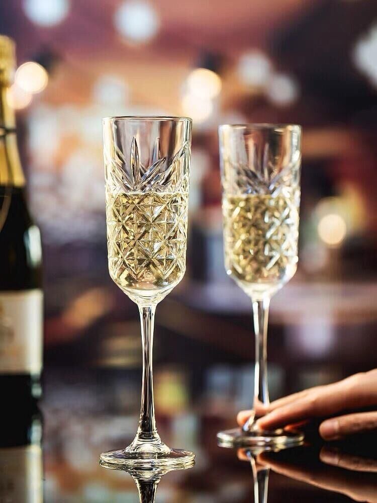 Paşabahçe 440356 Timeless Flüt Şampanya Bardağı 175 cc 4'lü