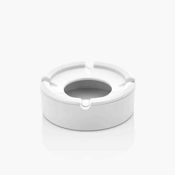 Külsan Thermoset Kapaklı Küllük, Kül Tablası 10 cm, Beyaz