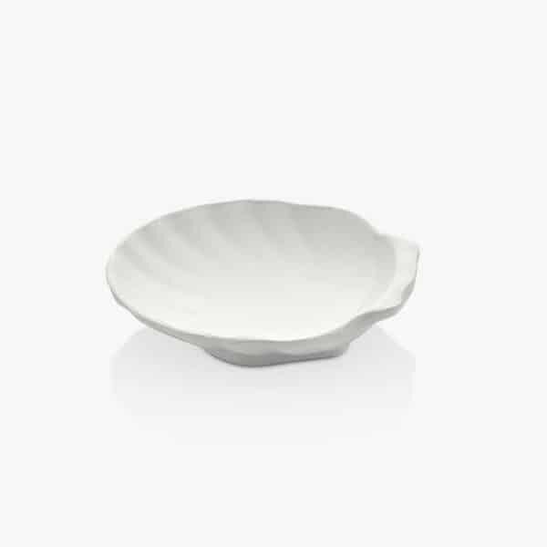 Külsan Thermoset İstiridye Ramekin, Sos Kasesi, 10.5 cm, Beyaz