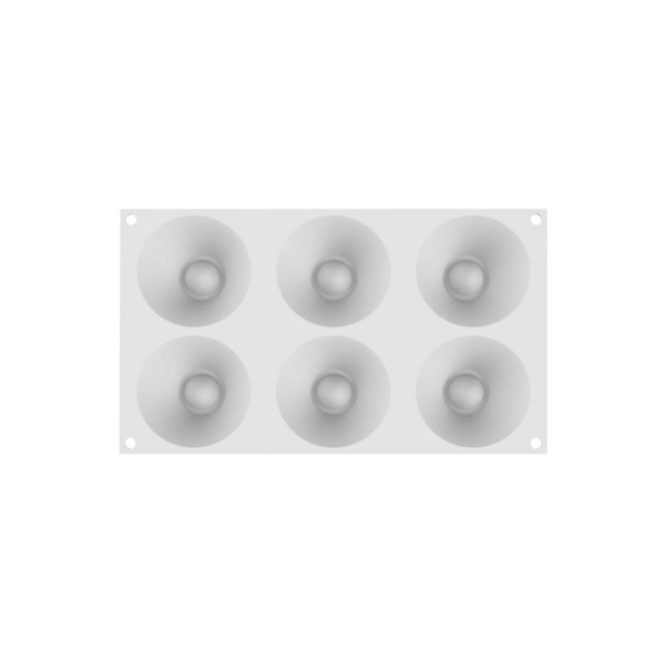 Silikomart Vesuvio 85 Silikon Çikolata Kalıbı 6'lı - 36.414.87.0065