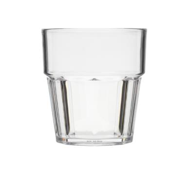 Rubikap RCB.25 Casablanca Polikarbon Bardak 6'lı 250 ml, Şeffaf