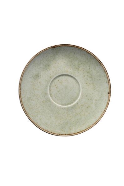 Kütahya Porselen Lima Çay Fincan Tabağı Pearl 03 Yeşil 15 cm 6'lı