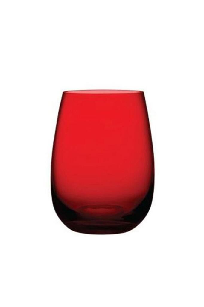 Paşabahçe Nude 22360 Colored U Su Bardağı Kırmızı 440 Cc 6’lı
