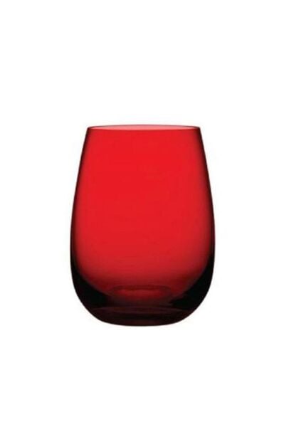 Paşabahçe Nude 22360 Colored U Su Bardağı Kırmızı 440 Cc 6’lı