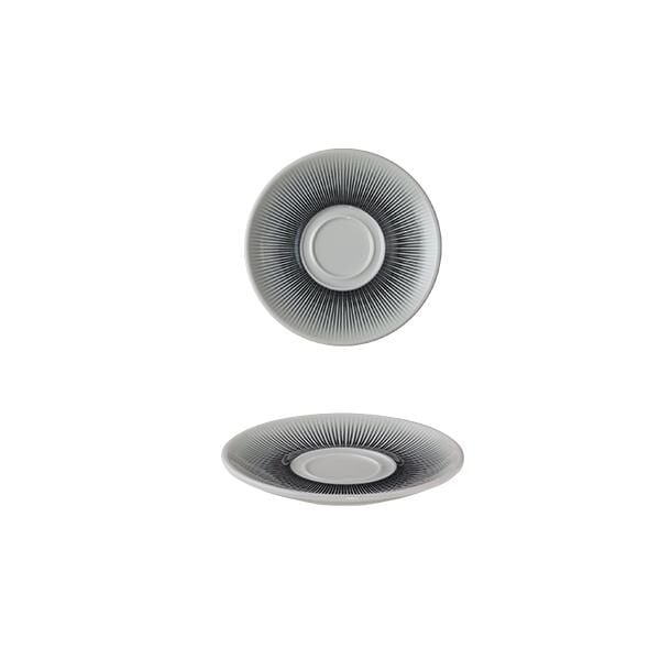 ID Fine Reflection Grey Fincan Tabağı  16 cm 12'li
