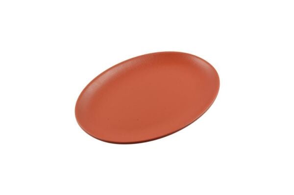 Globy Oval Sunum Tabak Turuncu 35×26×2,5 cm