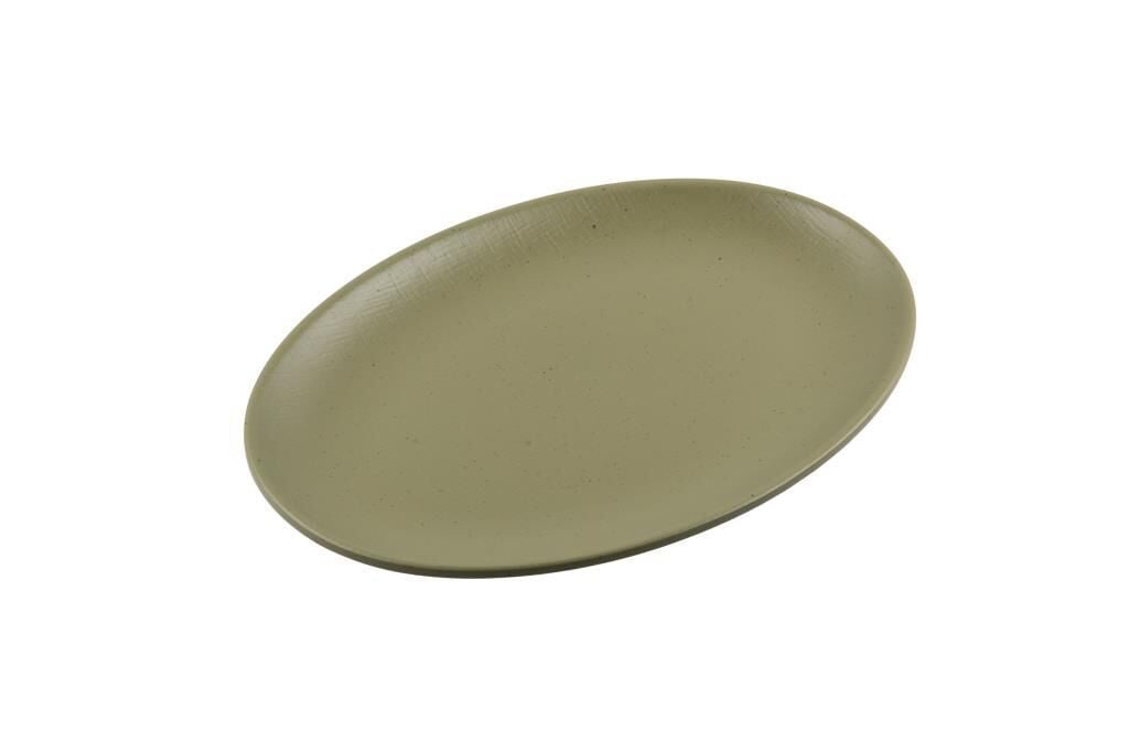 Globy Oval Sunum Tabak Yeşil 35×26×2,5 cm