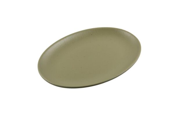 Globy Oval Sunum Tabak Yeşil 35×26×2,5 cm