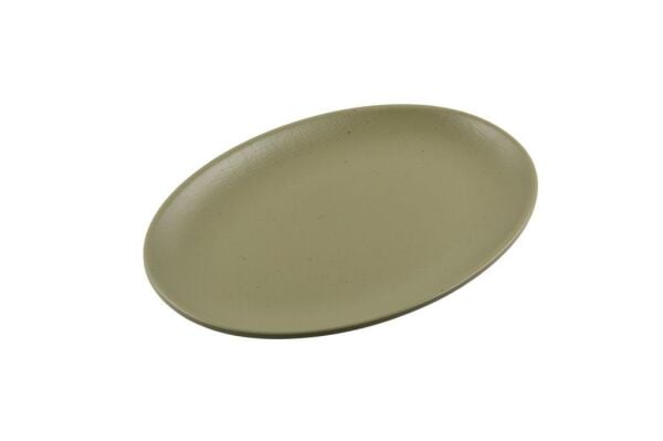 Globy Oval Sunum Tabak Yeşil 35×26×2,5 cm