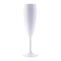 Rubikap GB.C18 Flüt Şampanya Bardağı 180 ml 6'lı, Beyaz