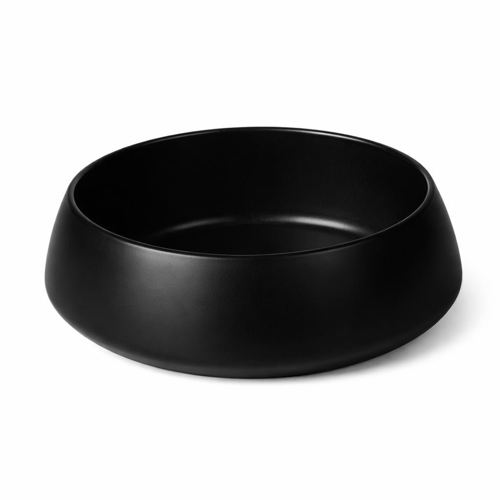 Globy Yuvarlak Kase Siyah 21,7×21,7×8,4 cm