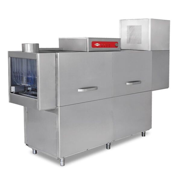 Empero EMP.2000-SAG-R Konveyörlü Bulaşık Makinesi – 2200 Tabak/Saat, Kurutma Tünelli