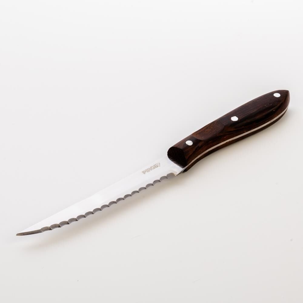 Pirge Steak / Biftek Bıçağı Gül Sap 12 cm - 41091