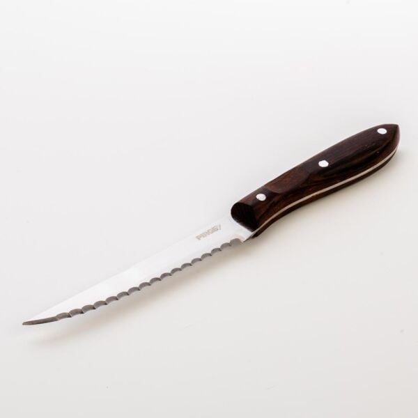 Pirge Steak / Biftek Bıçağı Gül Sap 12 cm - 41091