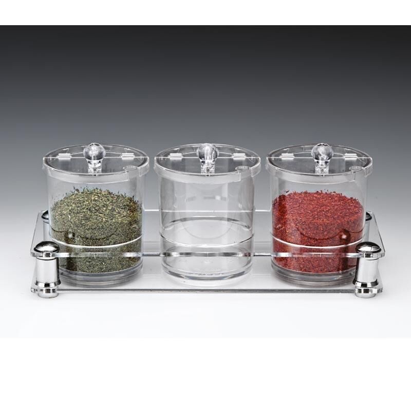 Zicco ZCP-528 Polikarbon Sosluk Reçellik,  Baharatlık Standı, 37x14x14 cm