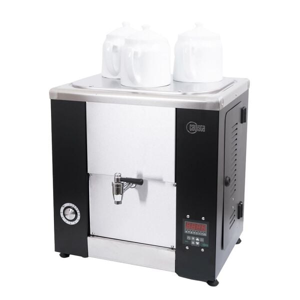 Çayista Qarabag Static Smart Elektrikli 3 Demlikli Çay Makinesi 23 Litre