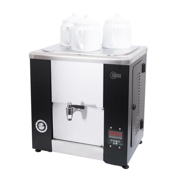 Çayista Qarabag Static Smart Elektrikli 3 Demlikli Çay Makinesi 23 Litre