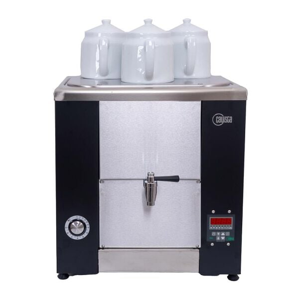 Çayista Qarabag Static Smart Elektrikli 3 Demlikli Çay Makinesi 23 Litre