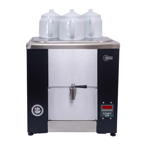 Çayista Qarabag Static Smart Elektrikli 3 Demlikli Çay Makinesi 23 Litre