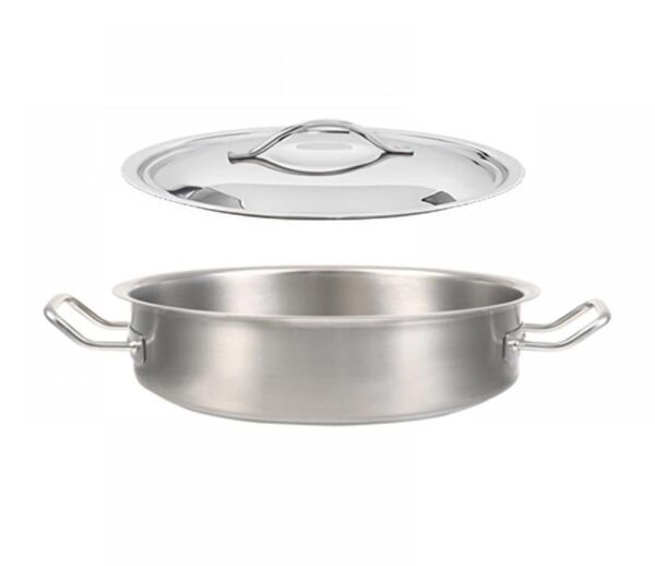 Kayalar Kapaklı Karnıyarık Tencere Mat 32x8 cm 6,4 Litre