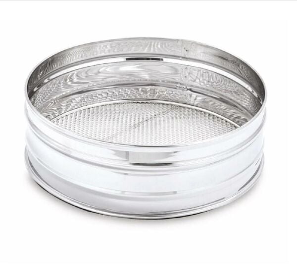 Boğaziçi Paslanmaz Çelik Endüstiyel Tip Kalbur, Elek No:3 30 cm