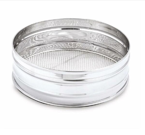 Boğaziçi Paslanmaz Çelik Endüstiyel Tip Kalbur, Elek No:3 30 cm