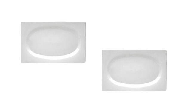 Porland Zen Kayık Tabak 19 cm 2'li